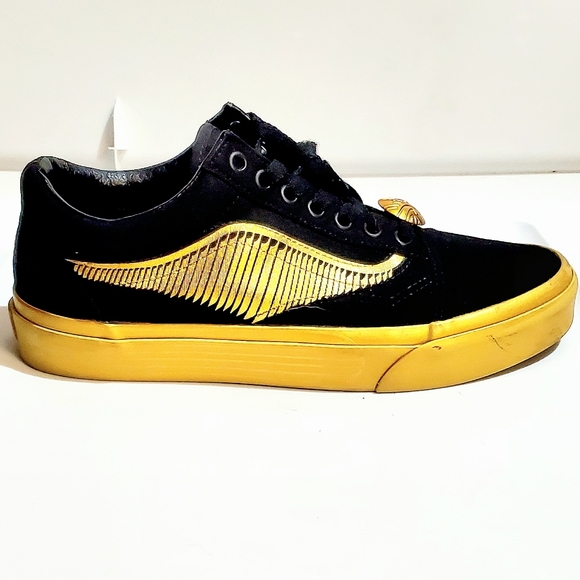 VANS HARRY POTTER GOLDEN SNITCH X OLD SCHOOL SHOES. UNISEX M-Sz:7.5 W-Sz:9 - Picture 10 of 11